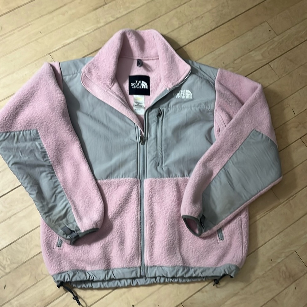 Girls Pink North Face Fleece